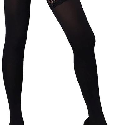 Opaque Thigh High Stockings 100 Denier